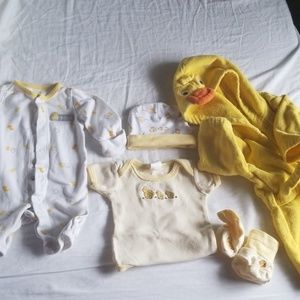 Duck Themed Baby Set